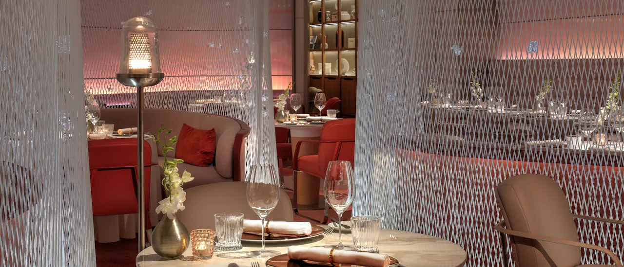 Lekker eten bij Le Voyage, een restaurant van de wereldberoemde chef-kok Daniel Boulud