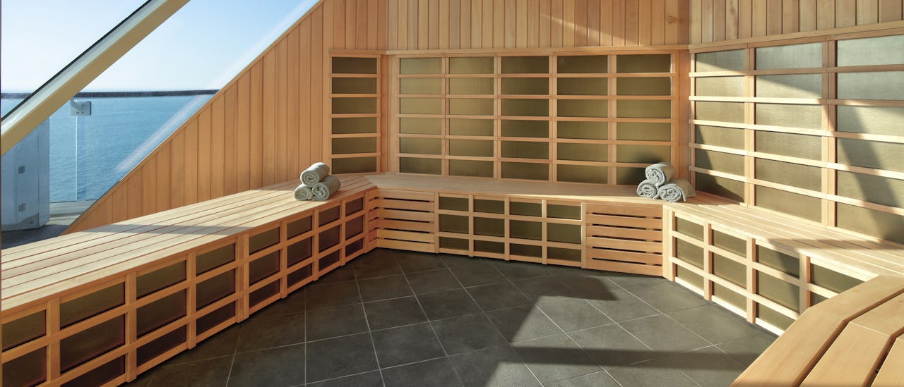 Neem een ??sauna met uitzicht