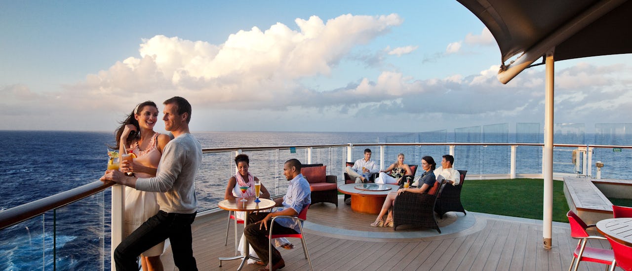 Geniet bij de Sunset bar.