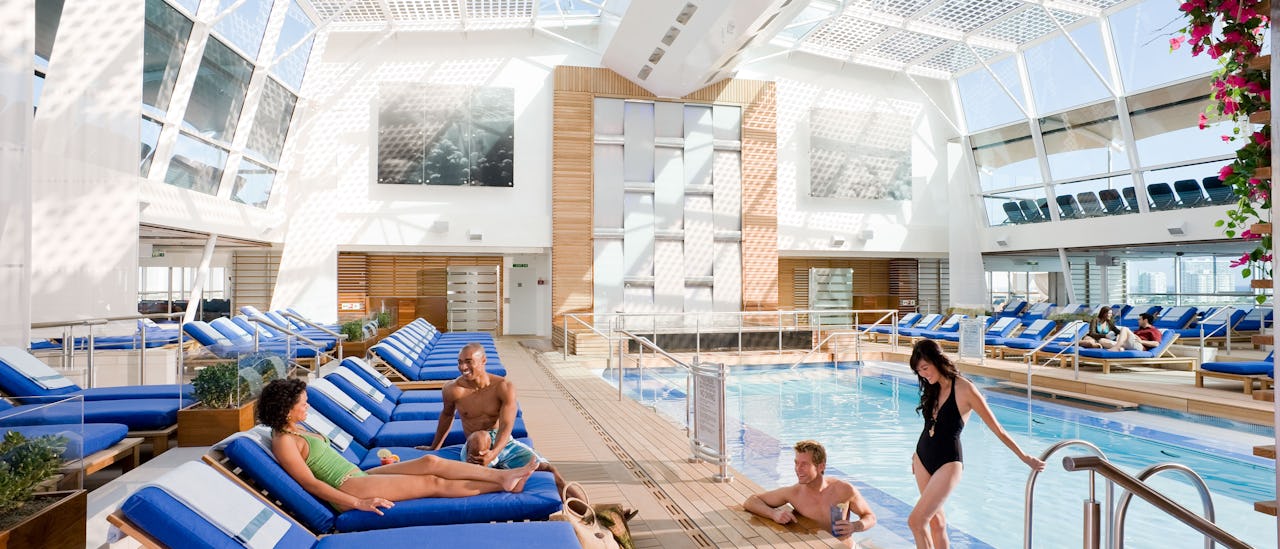 Het solarium - alleen gereserveerd voor volwassenen.